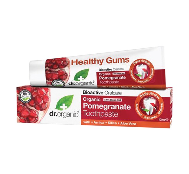Dr Organic Toothpaste Pomegranate 100ml